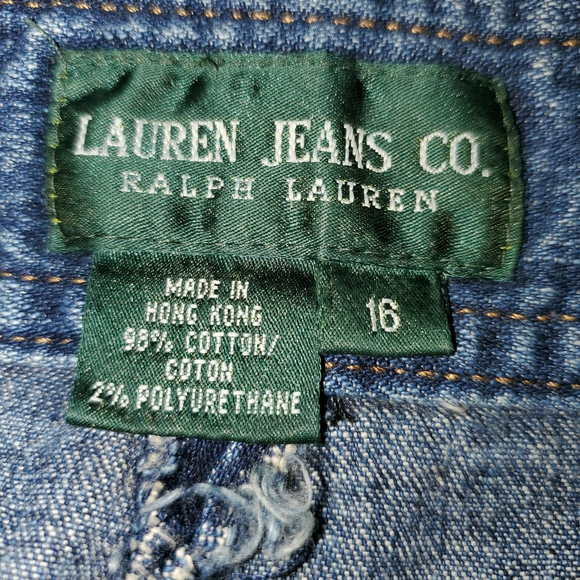 Ralph Lauren Blue Denim A-Line Skirt - Picture 2 of 5